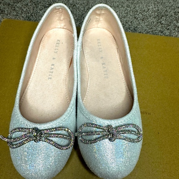 Kelly & Katie Shoes Girls Sparkly Ballerina Flats Poshmark — free download
